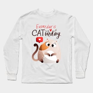 Funny Sayings From A Cat Cool Long Sleeve T-Shirt